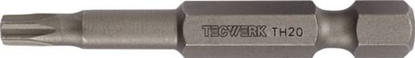 TECWERK Bit  1/4 ? T 20 Länge 50 mm mit Bohrung