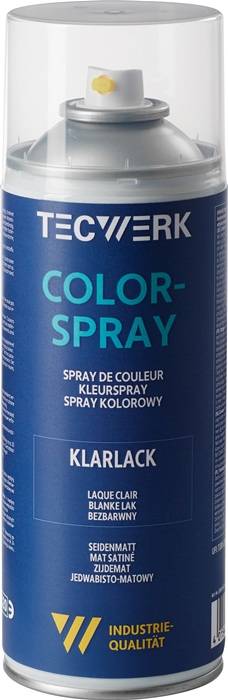 Colorspray klarlack seidenmatt 400ml Spraydose TECWERK-0