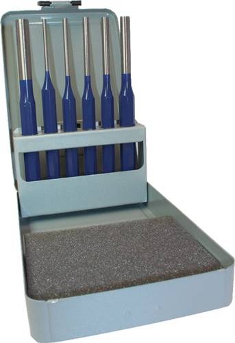 Splintentreibersatz 6tlg.3-4-5-6-8-10mm Metallkass.TECWERK-0