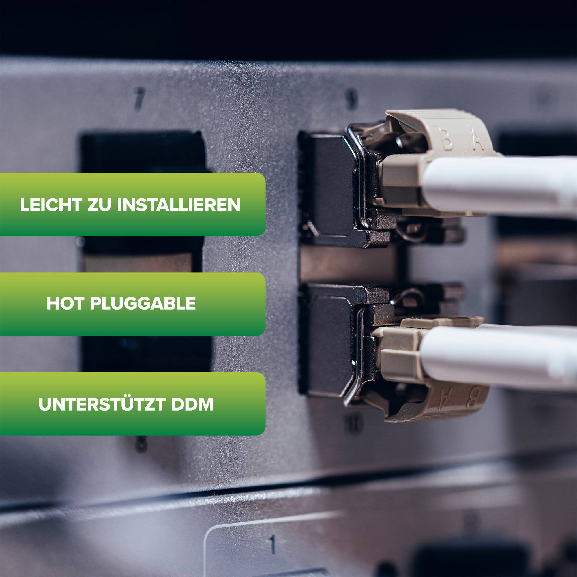 InLine SFP Modul LWL FX 1310nm Multimode mit LC Buchsen 2km 100Mb/s 0,1 Gbps Duplex Voll-Duplex-2