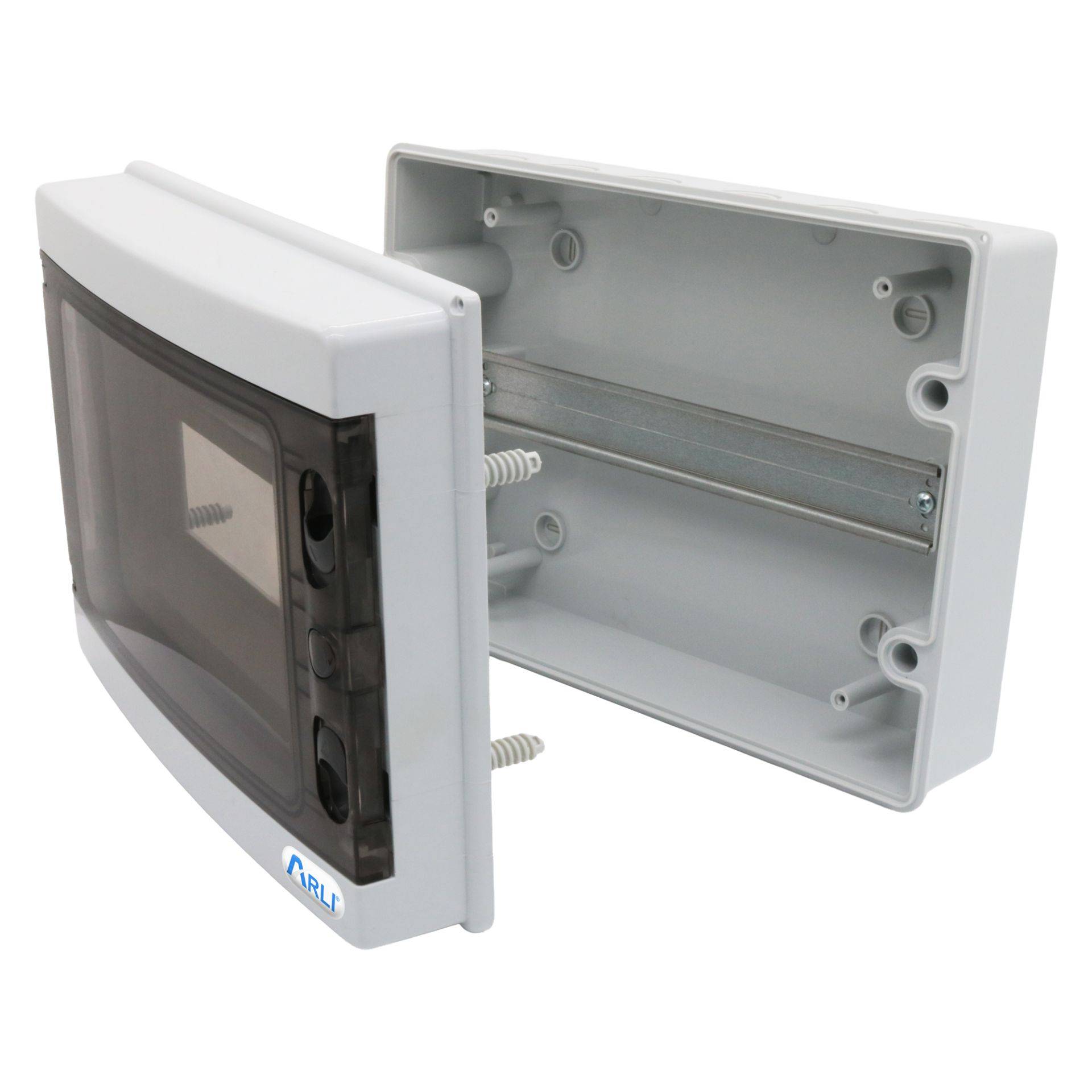 Sicherungskasten IP65 Aufputz 12 Module Verteilerkasten Feuchtraumverteiler-3