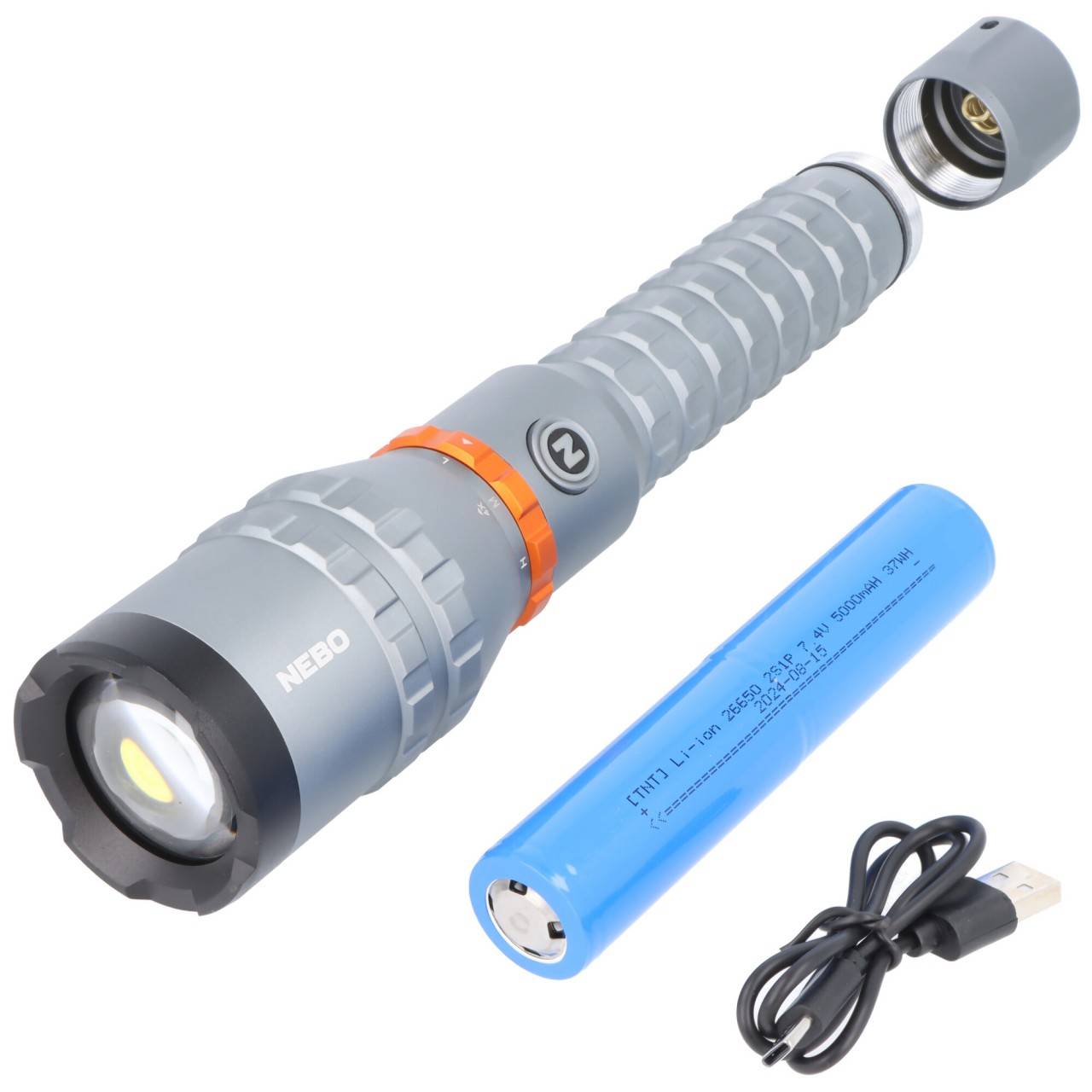 NEBO Davinci 8000 LED Taschenlampe, 8000 Lumen, bis zu 206 Meter Leuchtweite, wiederaufladbar-2