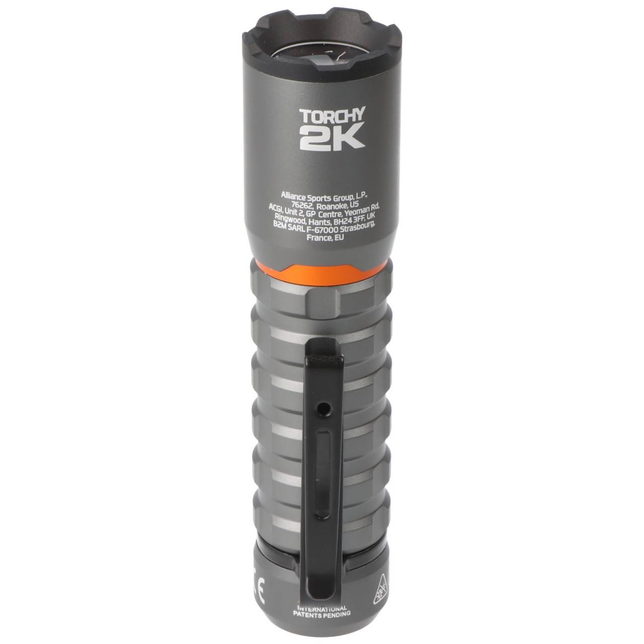 NEBO LED Taschenlampe TORCHY 2K mit bis zu 2000lm und 200m Leuchtweite integrierter 18650 Akku Li-ion 3,7V 2200mAh-4