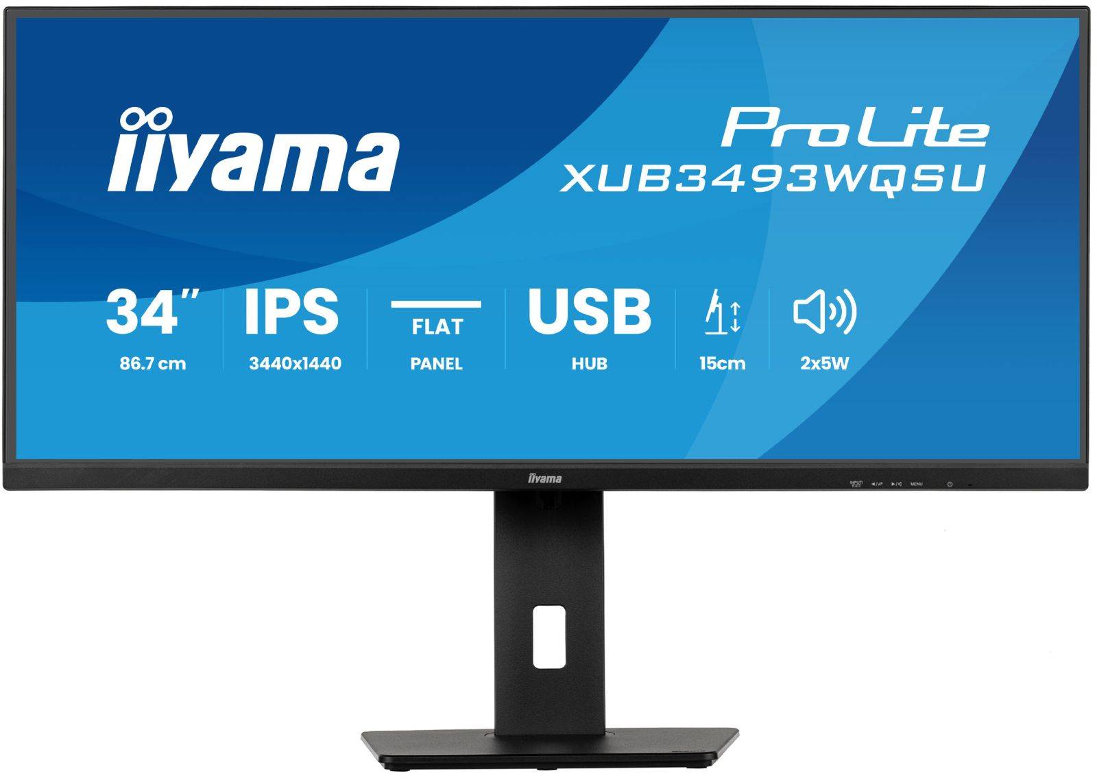 Iiyama ProLite XUB3493WQSU-B6 - LED-Monitor - 86.4 cm (34")-1