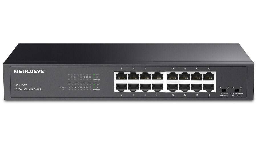 Mercusys MS116GS Desktop/Rackmount Switch - Switch - 1 Gbps-0