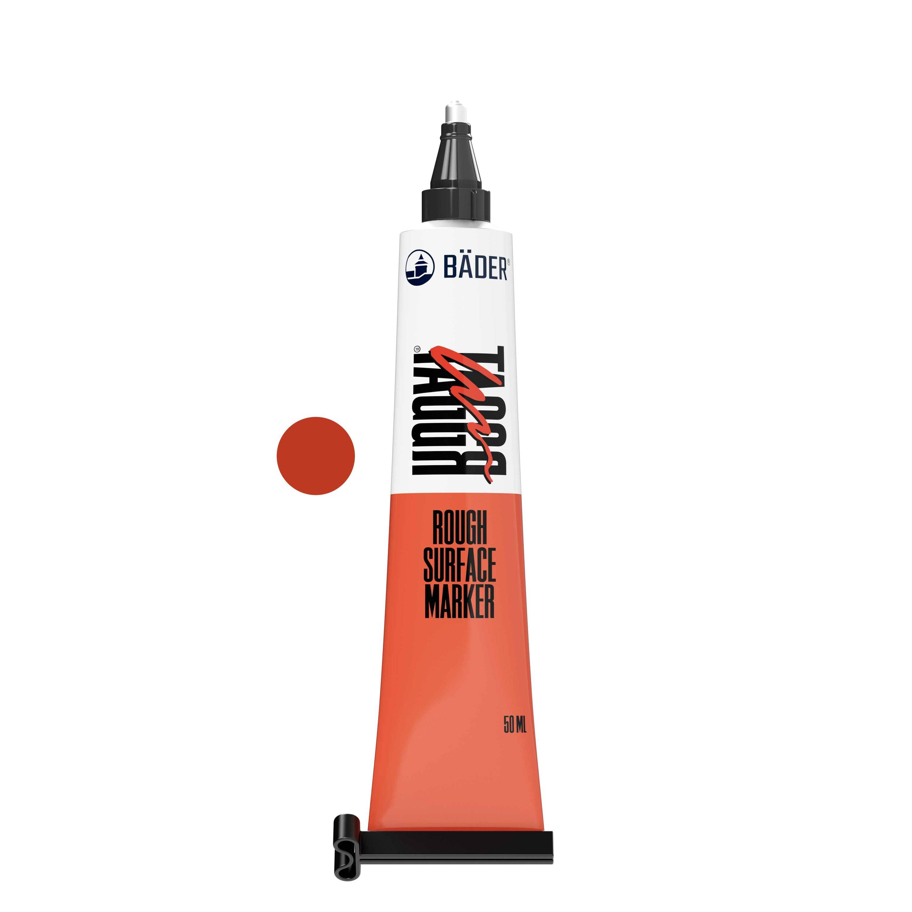 Lackfabrik Bäder TAGGR® Rough Surface Marker Solvent-based Rot-0