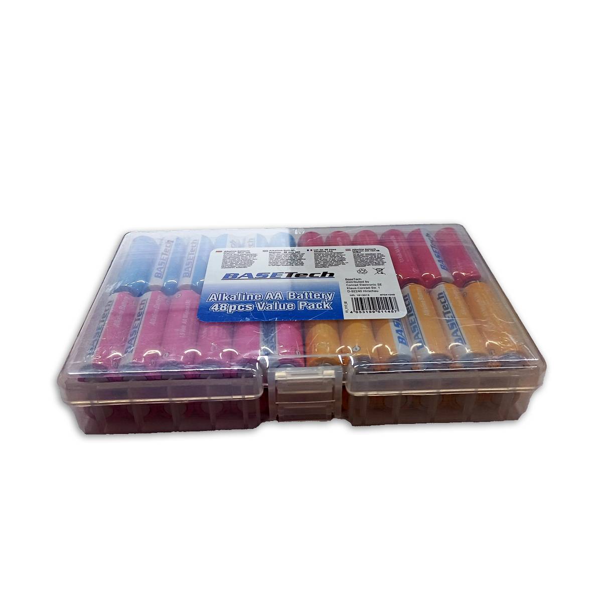 BaseTech AA Mignon-Batterie Alkaline LR6 1,5 V 48 St. Big Box-0