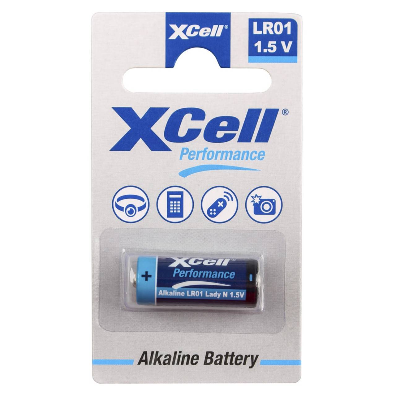 XCell Batterie Alkaline LR01, Lady, N, umweltfreundliche Verpackung, 1.5V, 1 Stück-0