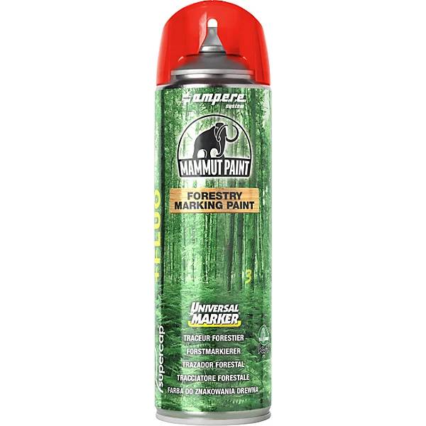 Forstmarkierer Mammut Paint Universal Marker® Fluo Inhalt 500 ml VE 12 Stk rot. Ampere Deutschland GmbH