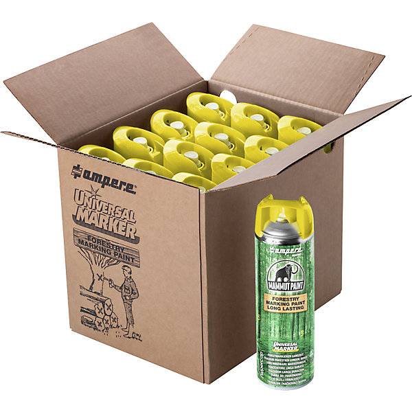 Forstmarkierer Mammut Paint Universal Marker® Langzeit Inhalt 500 ml VE 12 Stk gelb. Ampere Deutschland GmbH-2