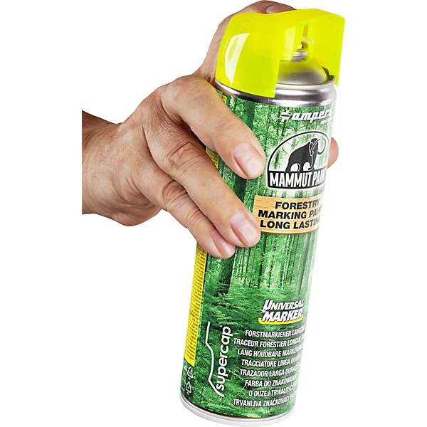 Forstmarkierer Mammut Paint Universal Marker® Langzeit Inhalt 500 ml VE 12 Stk gelb. Ampere Deutschland GmbH-4