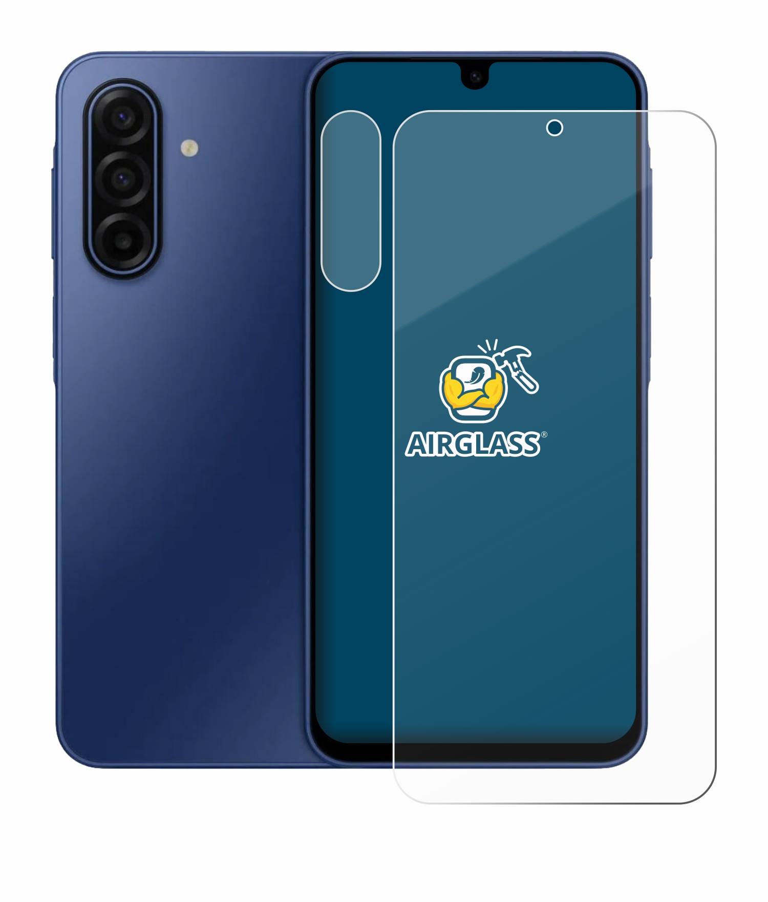 BROTECT Schutzglas für Samsung Galaxy A17 5G (Display+Kamera) Schutzfolie Panzer Folie Glas Display Schutz klar-3