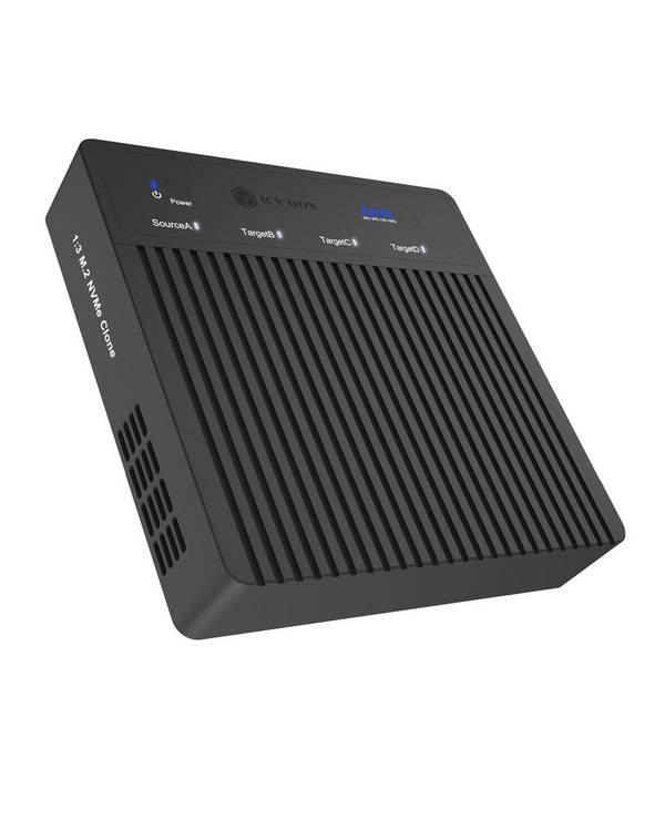 IB-4013MCL-C4, 4 fach Clone und DockingStation für M.2 NVME SSDs, USB 4.0 Host 40 Gbit/s