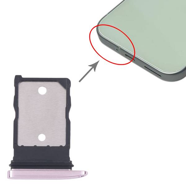 Für Google Pixel 9 Pro SIM Kartenhalter Card Tray Ersatzteil Reparatur Pink