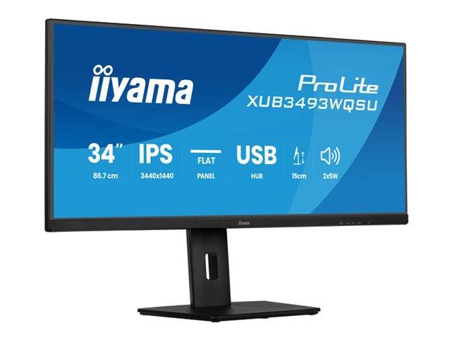Iiyama ProLite XUB3493WQSU-B6 - LED-Monitor - 86.4 cm (34")-1