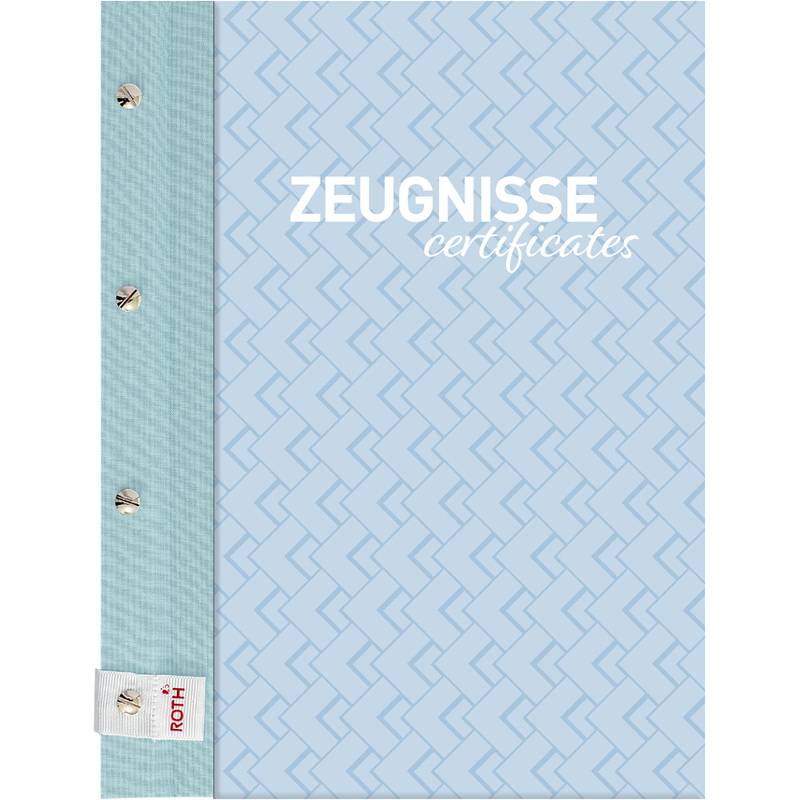 ROTH Zeugnismappe Pattern mit Buchschrauben "Swimming Pool"