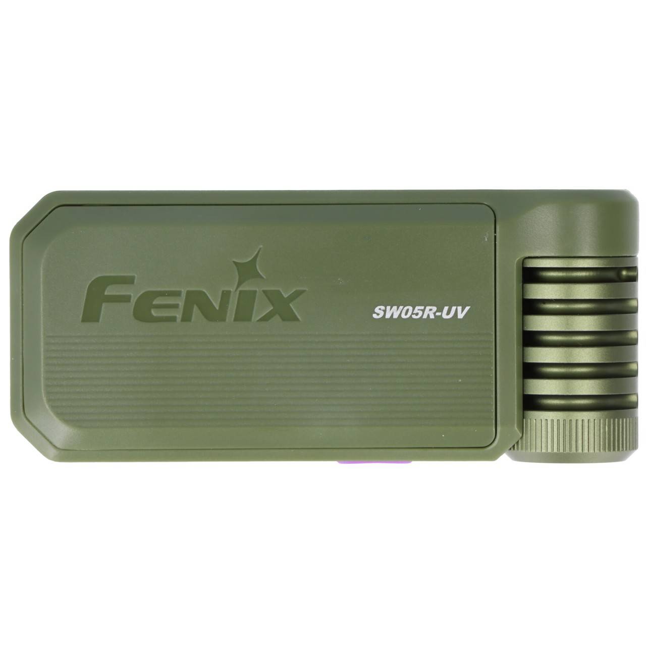 Fenix SW05R-UV LED-Taschenlampe, mit Rotlicht, Clip und Magnet, 200° verstellbarer Lampenkopf, wiederaufladbar grün-1