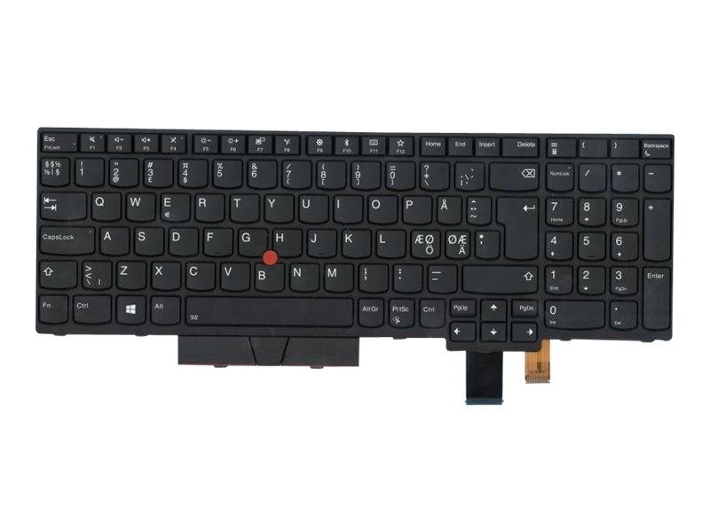 Lenovo Thinkpad T580 - Tastatur - Schwarz - TL: Nordisch, QWERTY-0