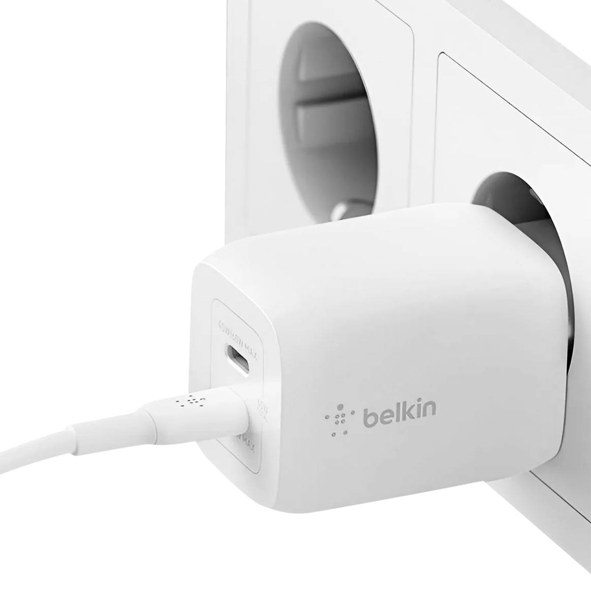 Belkin BoostCharge Pro GaN - Netzteil - PPS- und GaN-Technologie - 65 Watt - Fas-3