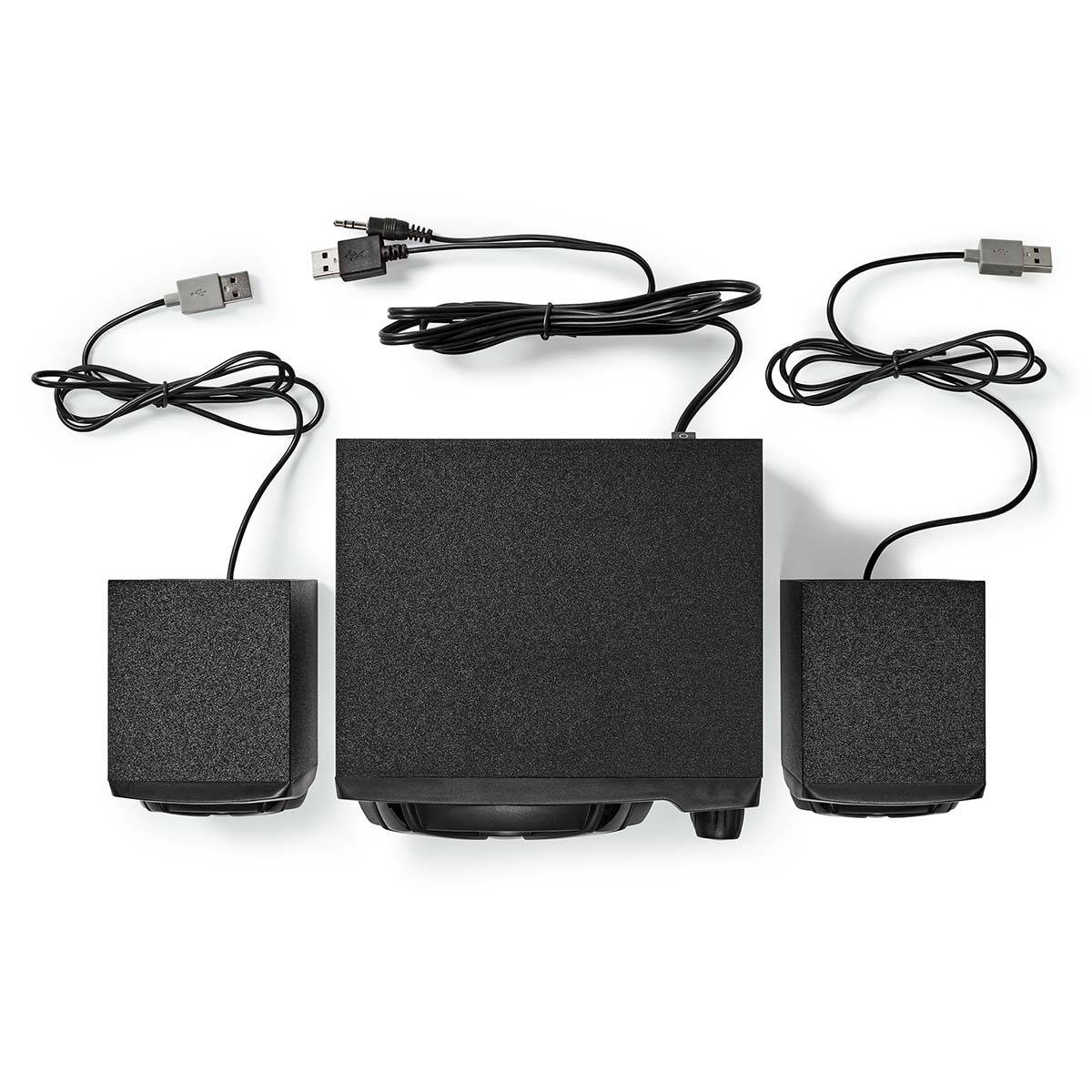 Nedis Gaming-Lautsprecher GSPR31021BK-2