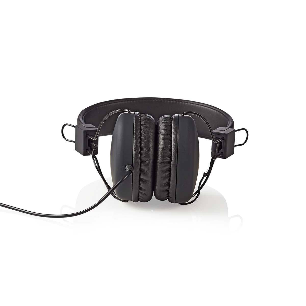 Nedis Kabelgebundene Kopfhörer | On-Ear | Faltbar | 1,2-m-Rundkabel | Schwarz-3