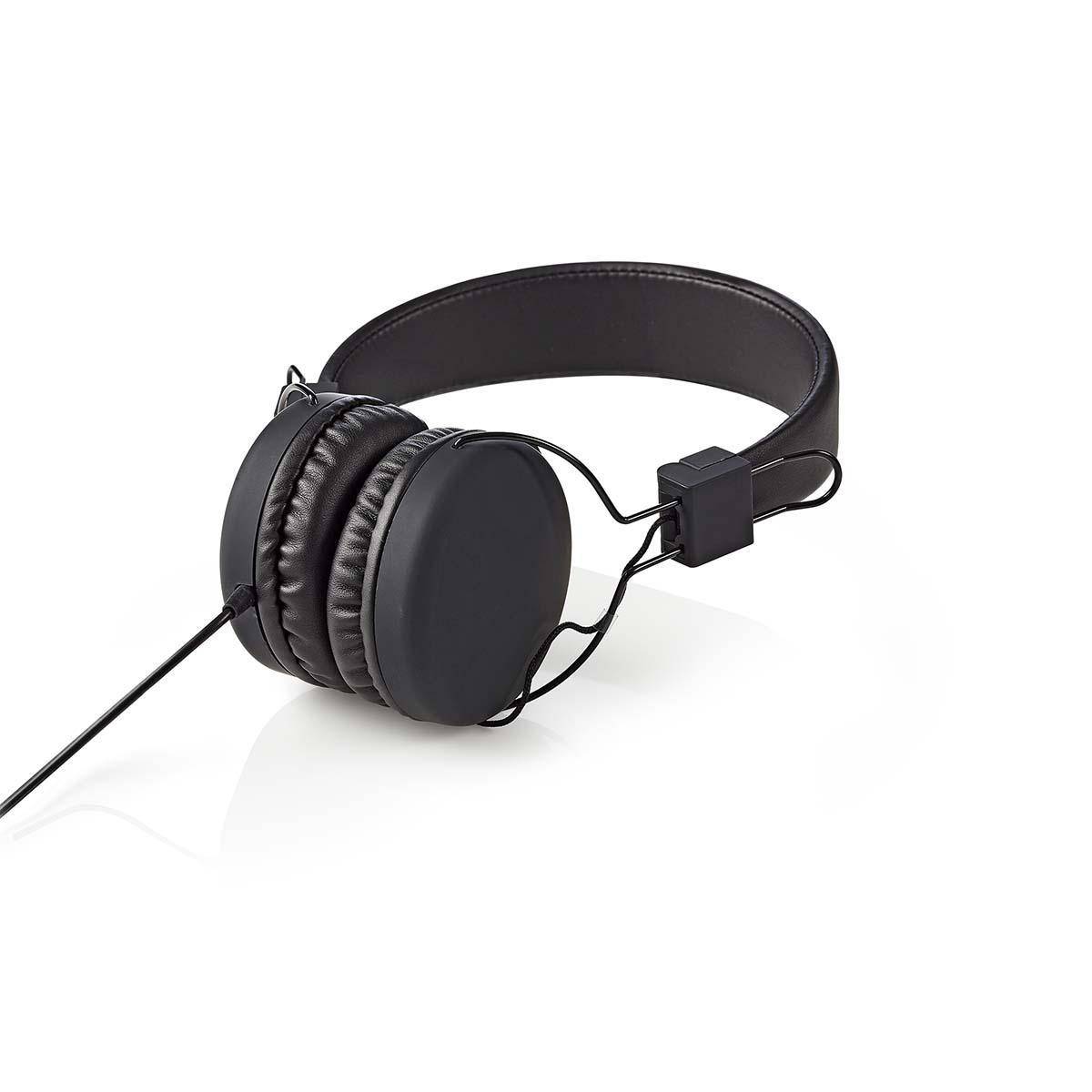Nedis Kabelgebundene Kopfhörer | On-Ear | Faltbar | 1,2-m-Rundkabel | Schwarz-4