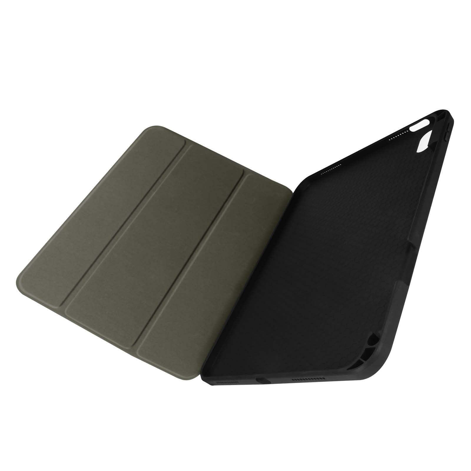 Klapphülle für iPad 10.9 2022 / 11 2025 Standcase Betrachter / Tippen Schwarz