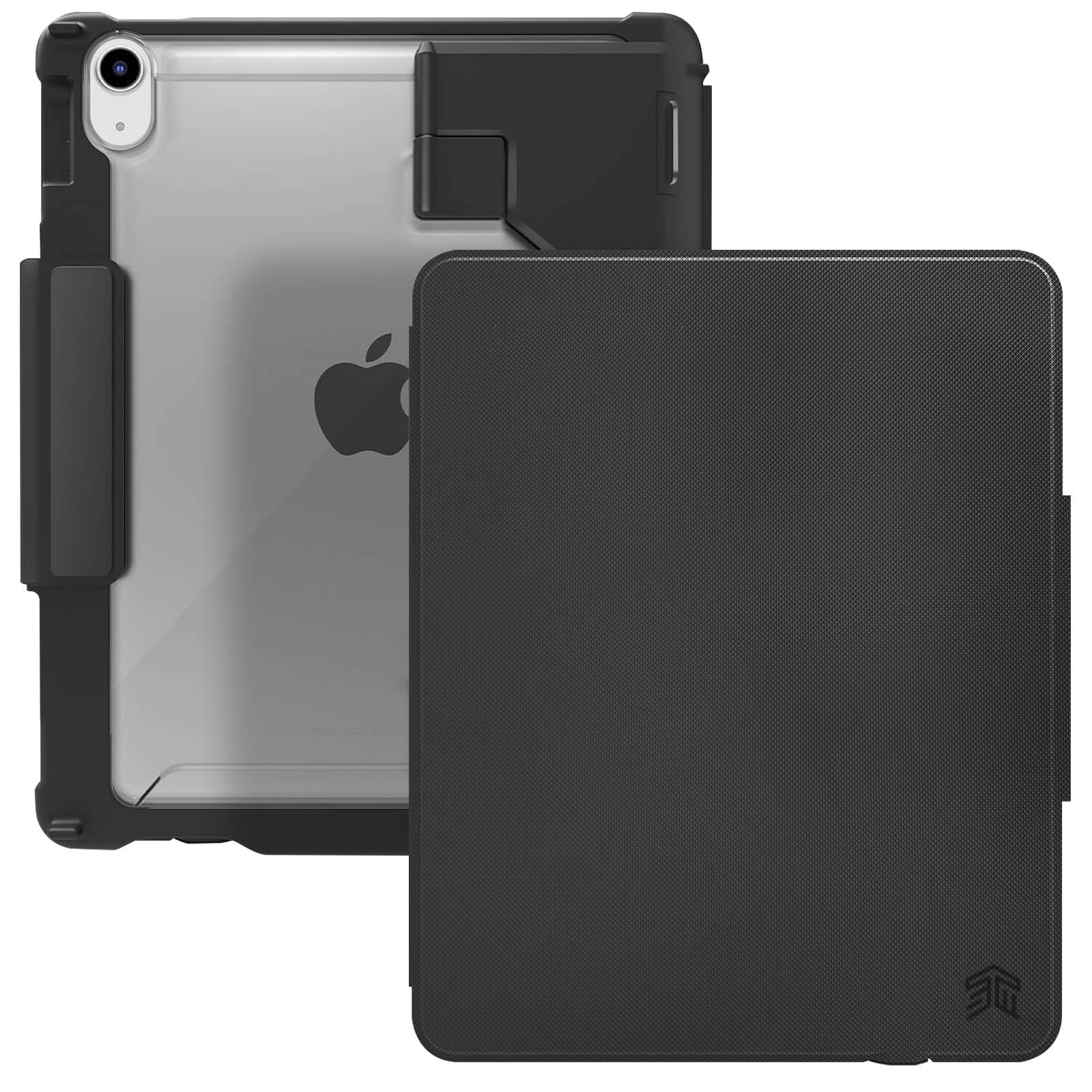 Tastaturhülle Azerty iPad 11 2025/10 2022 Touchpad Schwarz-0