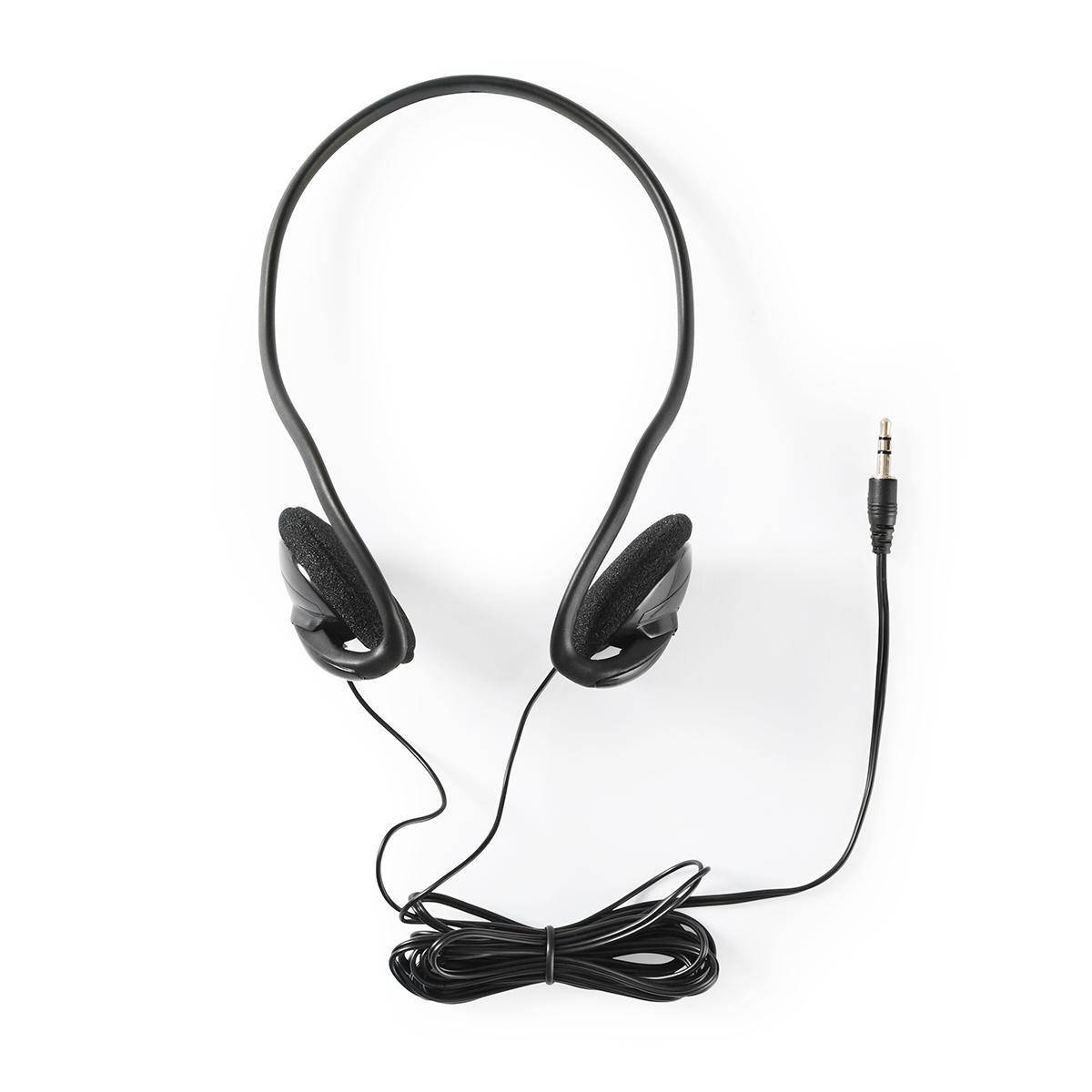 Nedis On-Ear-Kopfhörer Wired | 3.5 mm | Seillänge: 1.10 m | Schwarz-0