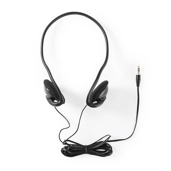 Nedis On-Ear-Kopfhörer Wired | 3.5 mm | Seillänge: 1.10 m | Schwarz