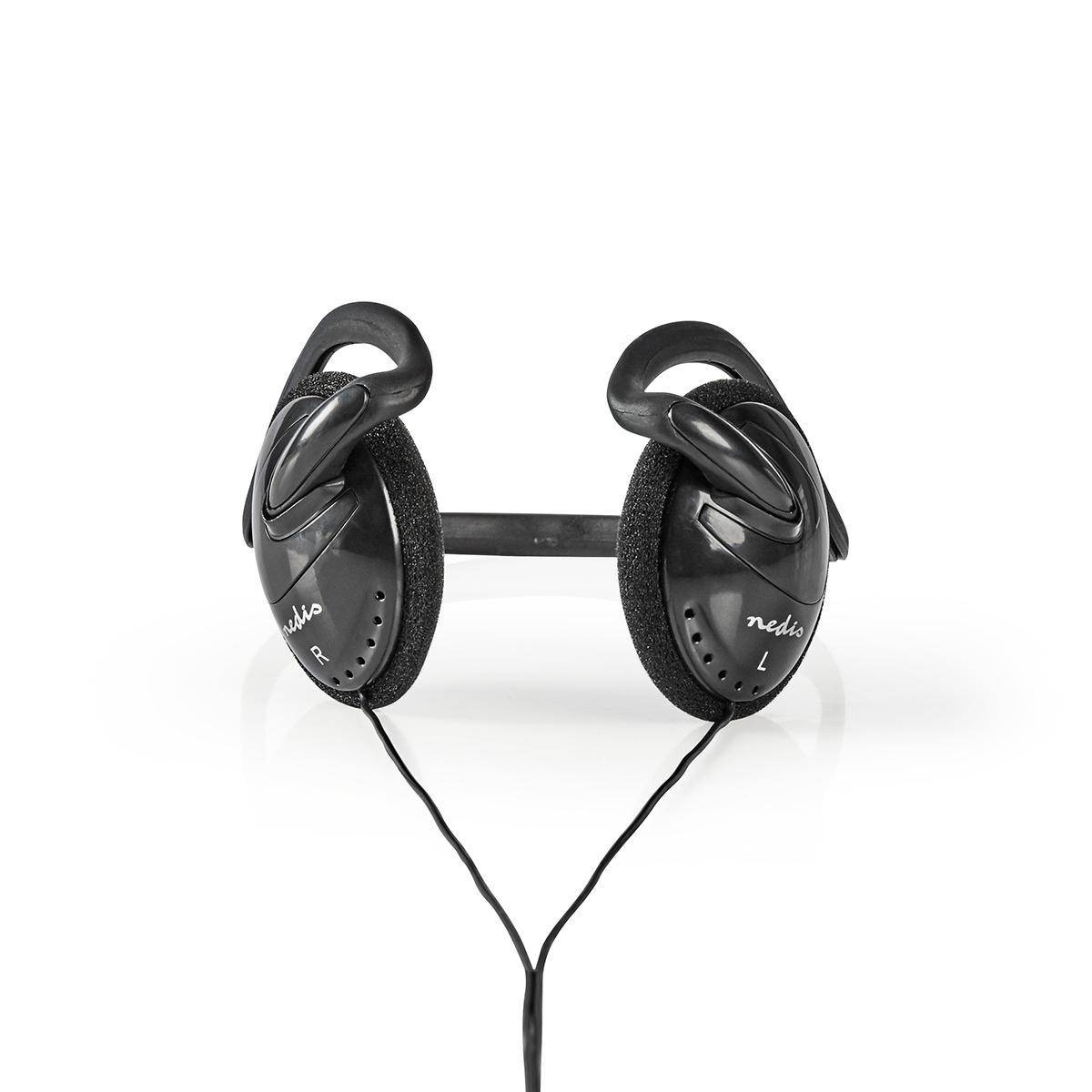 Nedis On-Ear-Kopfhörer Wired | 3.5 mm | Seillänge: 1.10 m | Schwarz-3