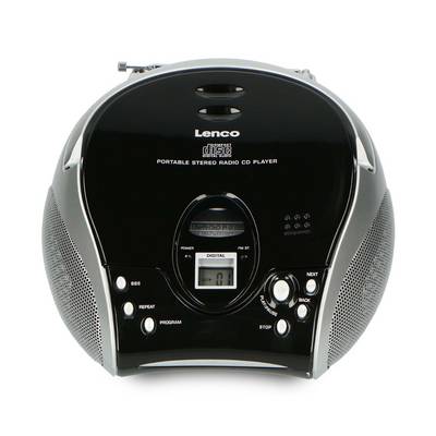Lenco SCD-24 - Ghettoblaster - 2 Watt - Schwarz-0