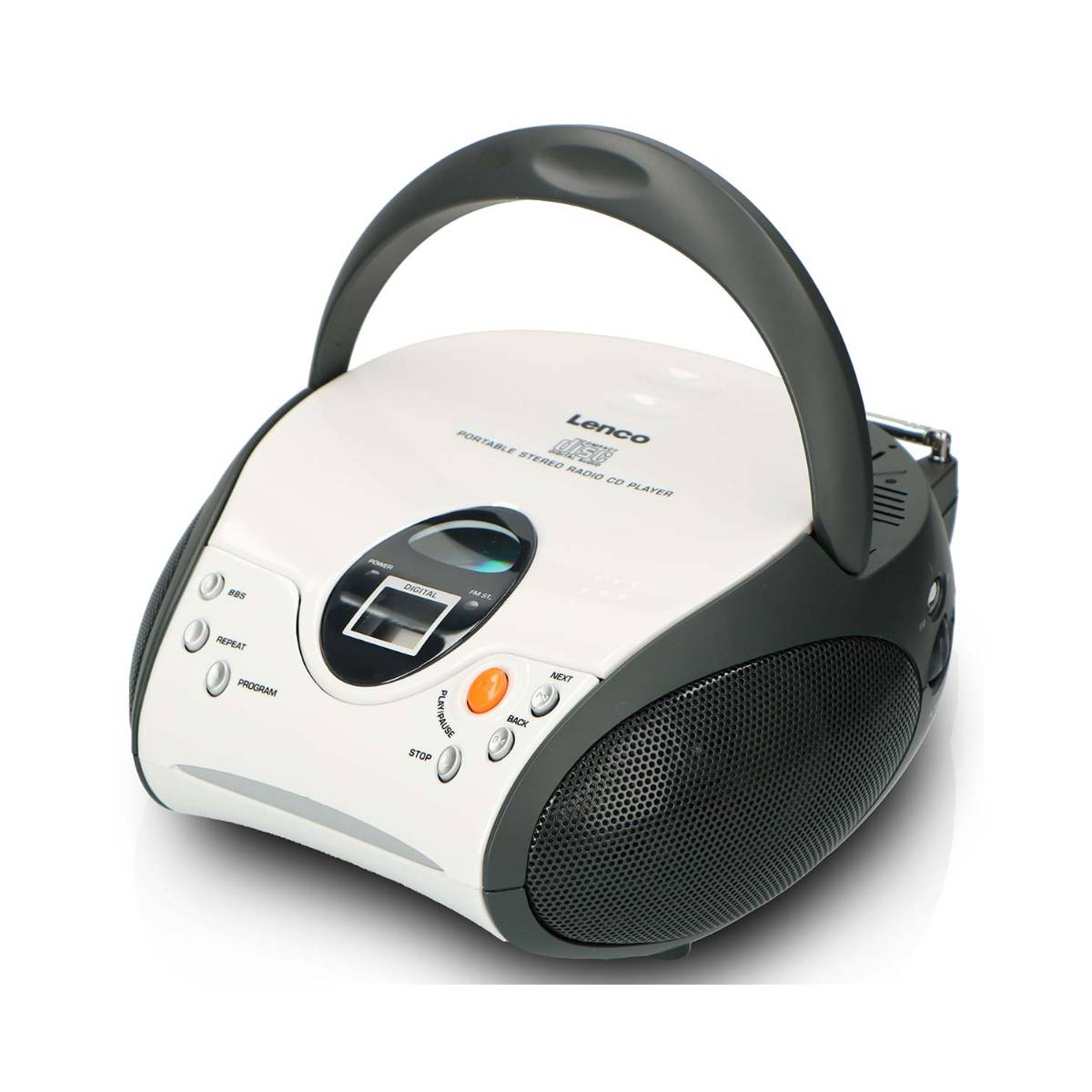 LENCO UKW-Radio m.CD SCD-24 white-3