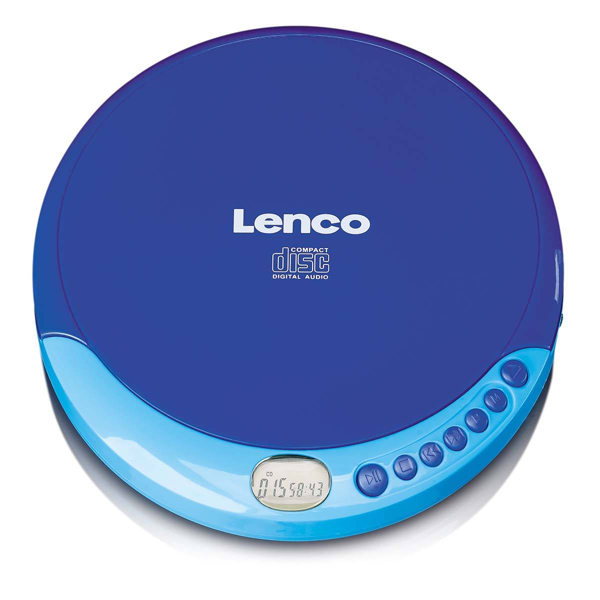 Lenco Portabler CD Player CD-011BU blau-0