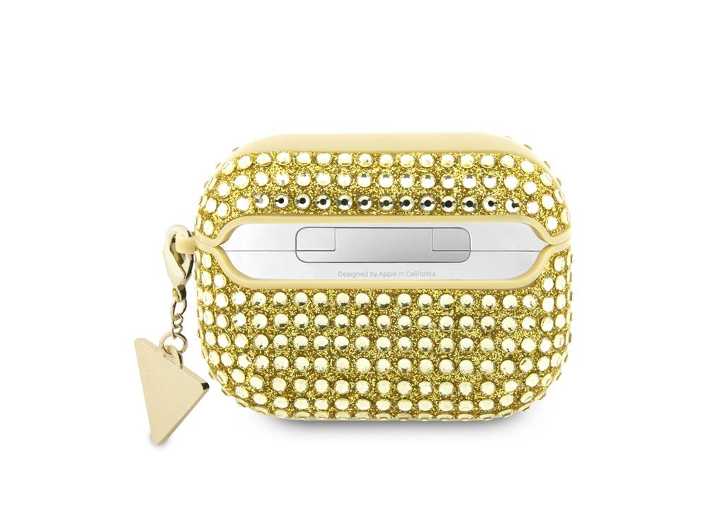 GUESS Apple AirPods Pro Triangle Charm Cover Schutzhülle Kunststoff Case Etui-1