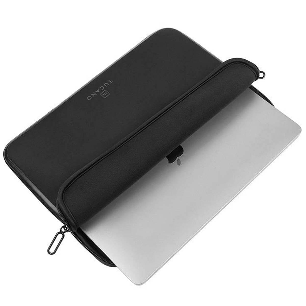 TUCANO Second Skin Elements Neopren Hülle für MacBook Air/Pro 13 Zoll schwarz --4