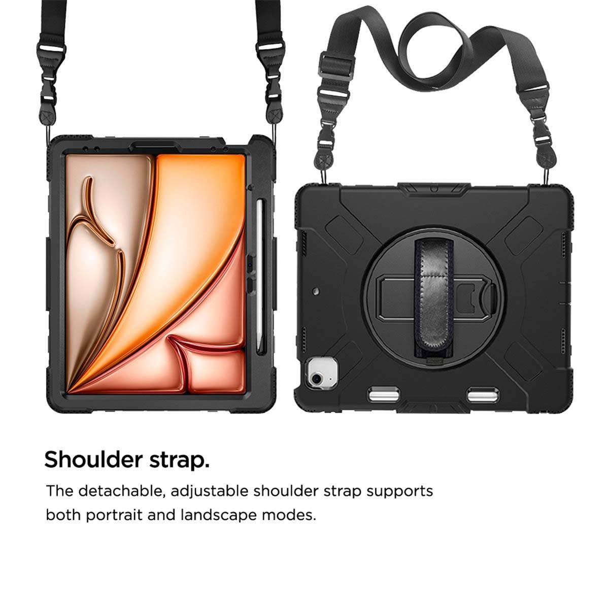 Peak 500m Case iPad Air 13'' 2024 schwarz - Tasche-4