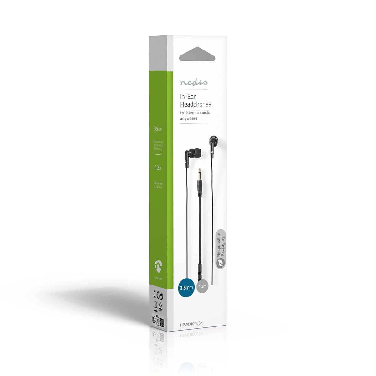 Nedis Kopfhörer HPWD1000BK-3