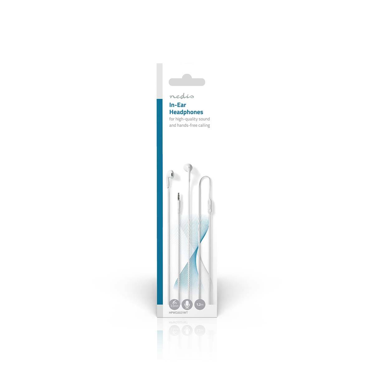 Nedis Kopfhörer mit Kabel | HPWD2021WT | Weiss-3
