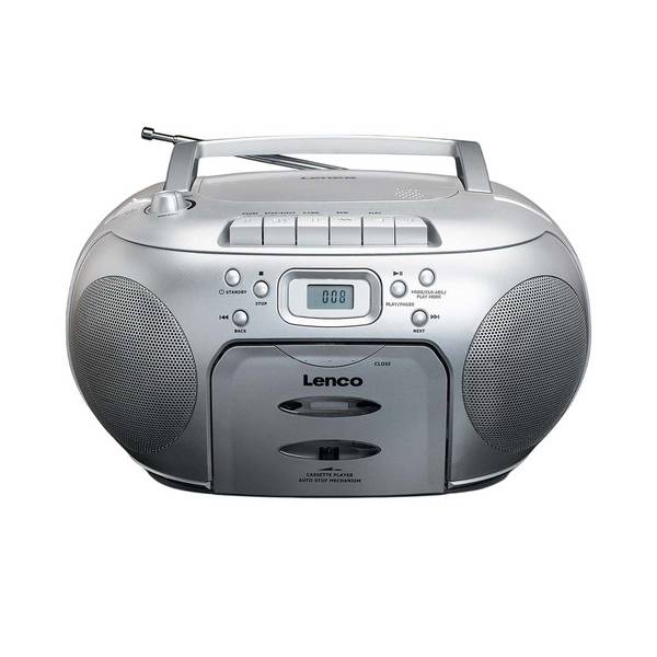 LENCO Radio/CD/Kassetten-Player SCD-420 SILVER