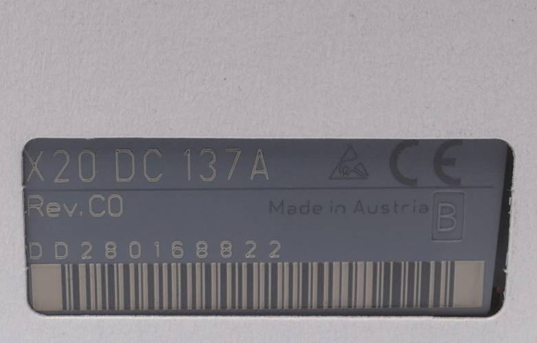 B&R Digitales Zählermodul X20 DC 137A | Rev. C0 | X20DC137A-1