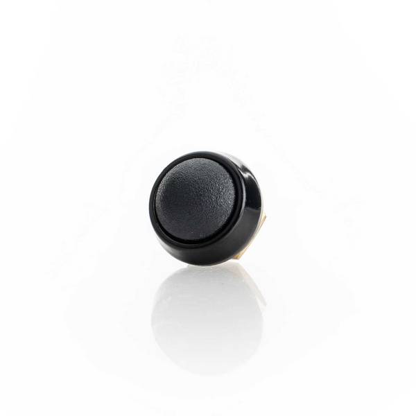 59er 12mm Metall Taster Rund Schwarz