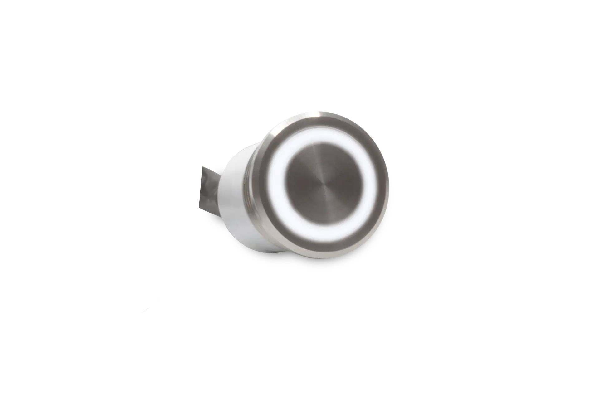 CMI58 22mm Edelstahl Taster Ringbeleuchtung Weiss-0