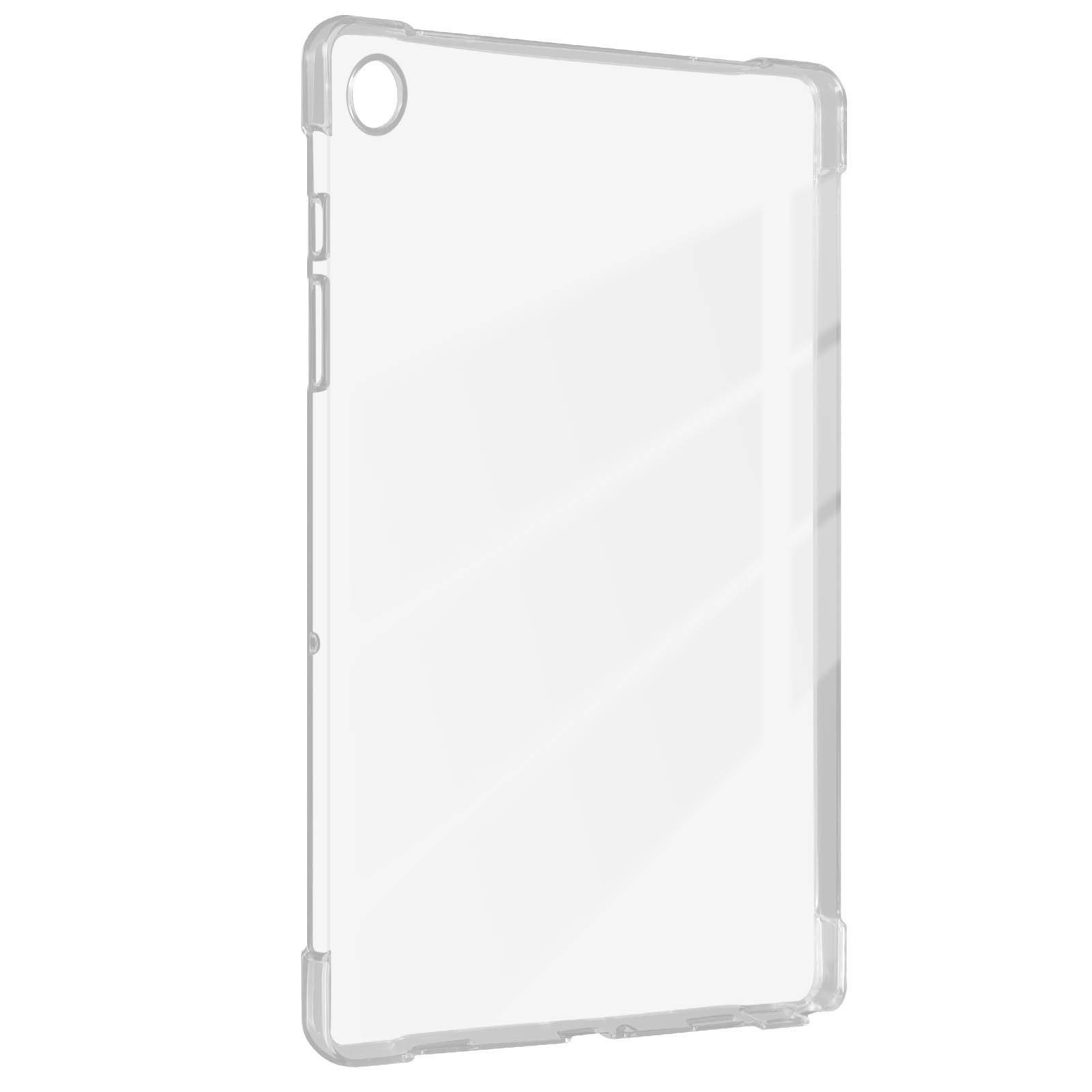 Weiche Silikonhülle für Samsung Tab A9 Plus mit verstärkten Ecken Transparent-0