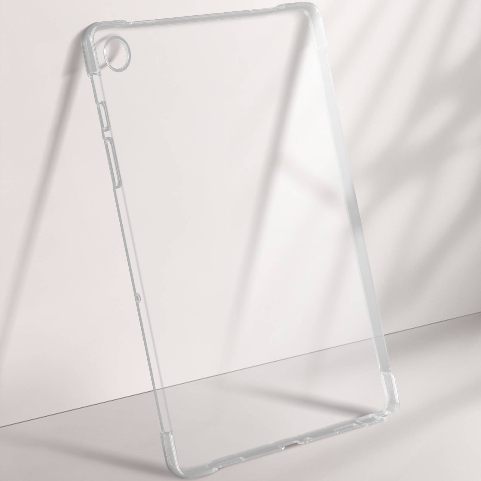 Weiche Silikonhülle für Samsung Tab A9 Plus mit verstärkten Ecken Transparent-4