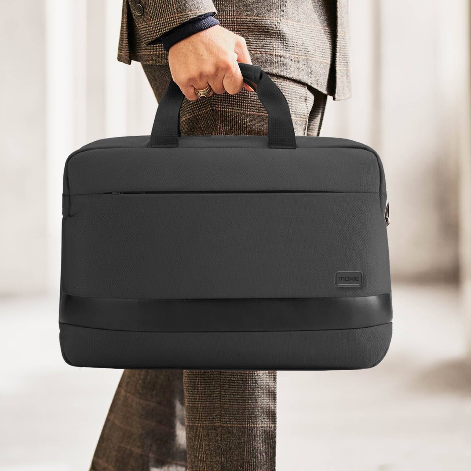 Laptoptasche für Laptop und MacBook 15 Zoll Schwarz-2