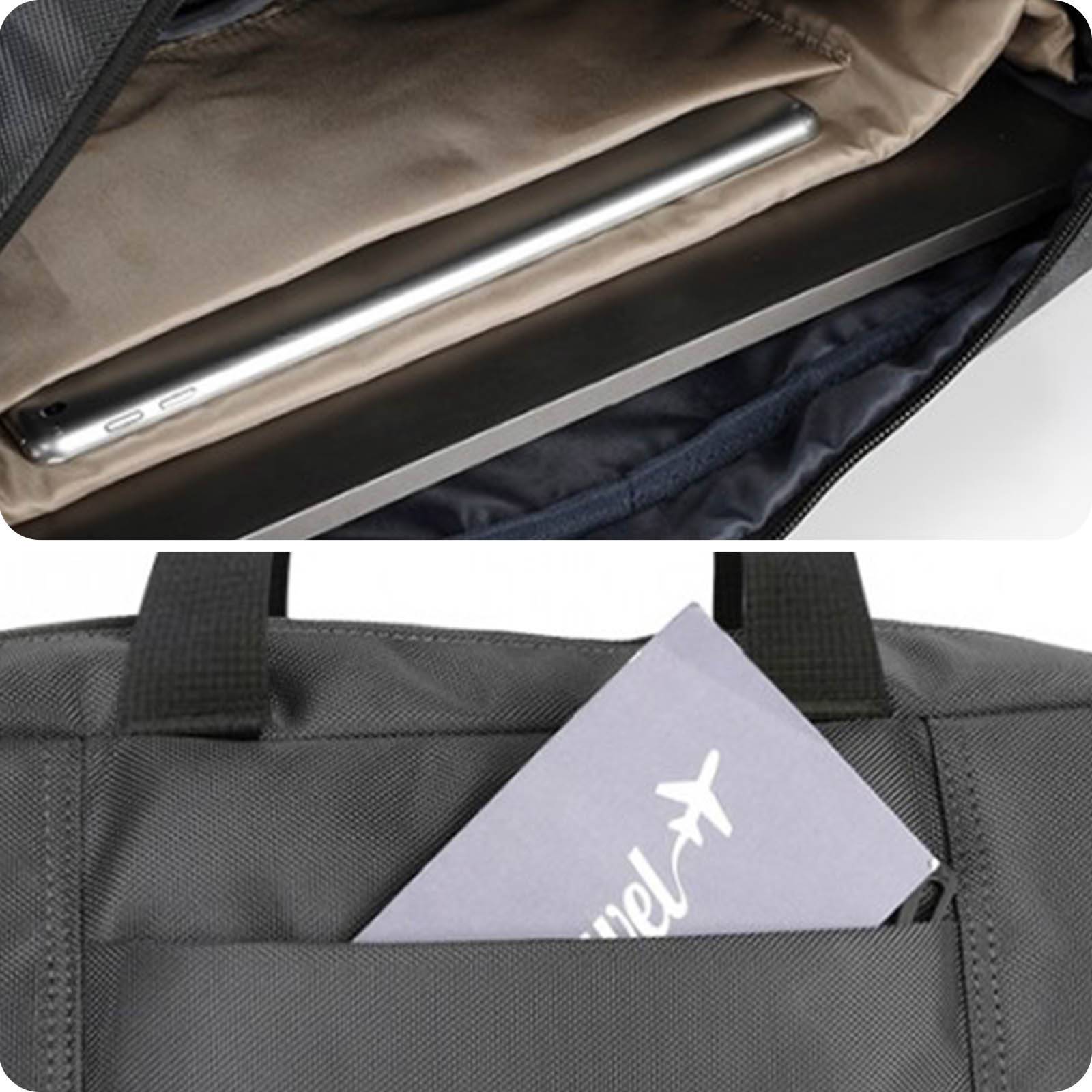 Laptoptasche für Laptop und MacBook 15 Zoll Schwarz-4