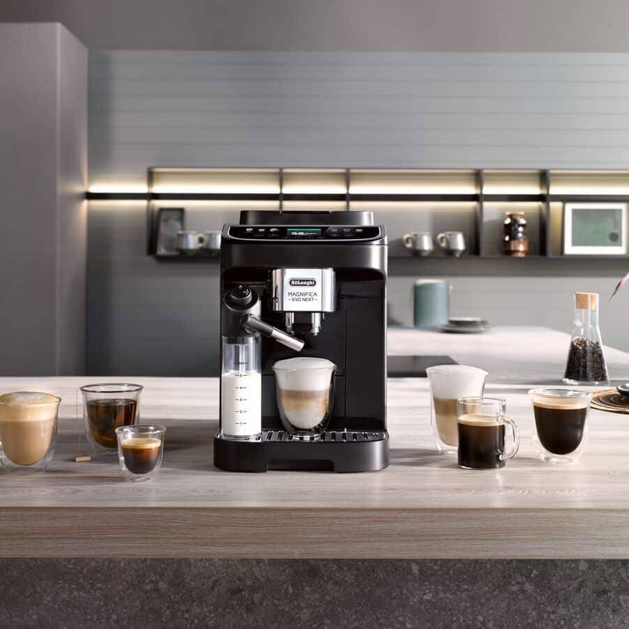 DE LONGHI - De'Longhi Magnifica Evo Next ECAM310.60.B - Automatische Kaffeemaschine mit Milchaufschäumer-4
