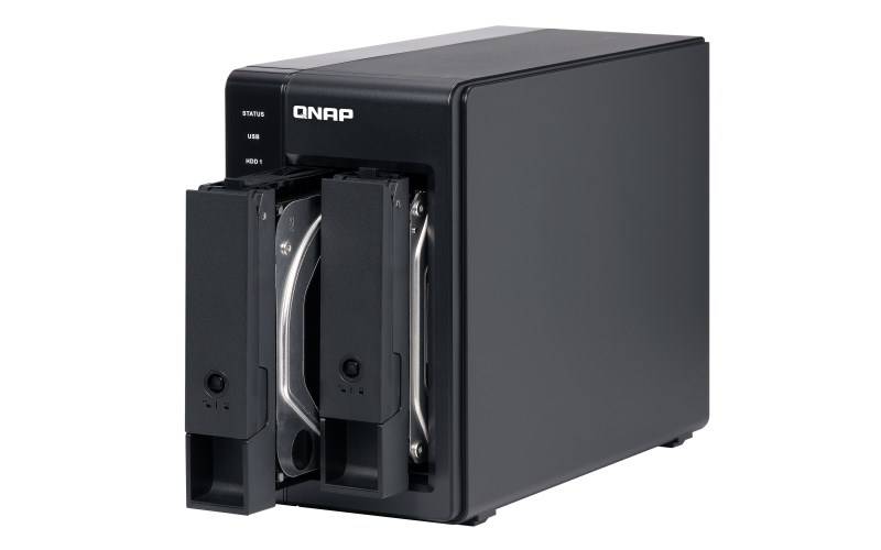 QNAP TR-002 - Festplatten-Array - 2 Schächte (SATA-600)-8