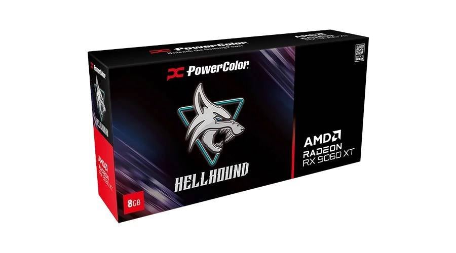 PowerColor Hellhound Radeon RX 9060 XT - Grafikkarte-8